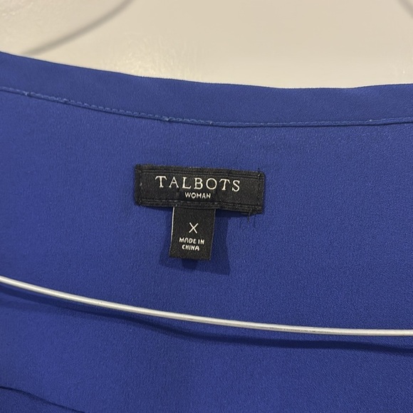 Talbots Plus Womens Long Sleeve blouse X - Picture 2 of 6